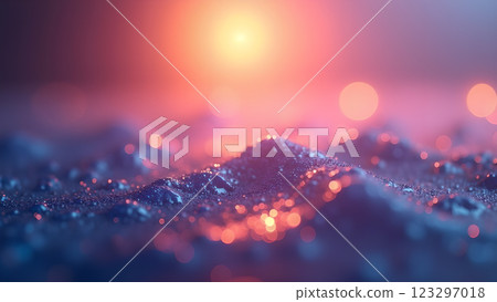 Abstract image featuring pastel pink and blue fluids blending smoothly. A dreamy and soft texture creating a gentle gradient with a bokeh effect. Abstract image featuring pastel pink and blue fluids blending smoothly. A dreamy and soft texture creating a gentle gradient with a bokeh effect. 123297018