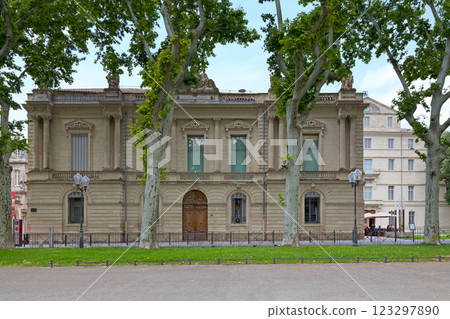 The Musee Fabre in Montpellier The Musee Fabre in Montpellier 123297890