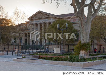 The courthouse of Nimes 123297897
