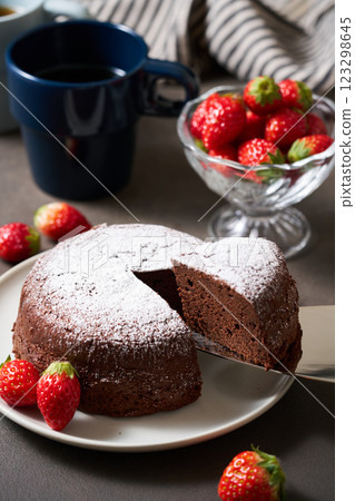 Gateau chocolat Gateau chocolat 123298645