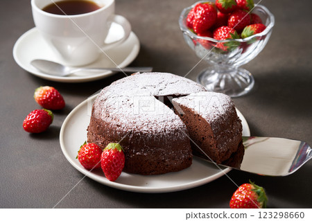 蛋糕巧克力 123298660