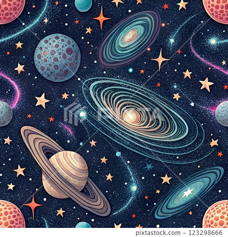 stars, seamless, space 123298666