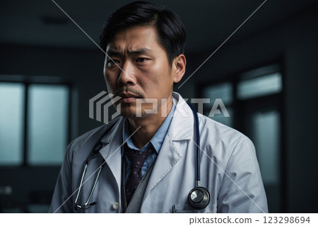 Serious Doctor AI-Generated Image Serious Doctor AI-Generated Image 123298694