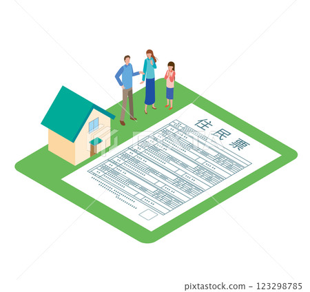 居留卡和人民 居留卡和人民 123298785