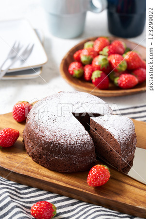 Gateau chocolat Gateau chocolat 123299022