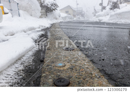 利用地下水融化積雪道路的積雪 利用地下水融化積雪道路的積雪 123300270