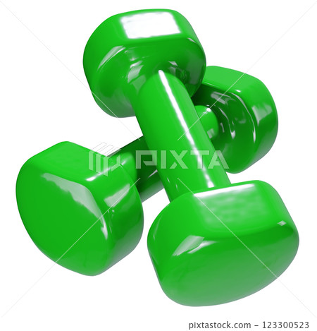 Blank Round vinyl rubber Dumbbells, weightlifting gym equipment side view 123300523