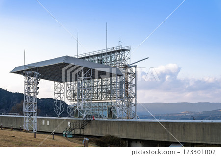 Scenery from one of the world's largest outdoor stages (Minamiaso) (Aspecta Outdoor Theater, Kumamoto Prefecture) Scenery from one of the world's largest outdoor stages (Minamiaso) (Aspecta Outdoor Theater, Kumamoto Prefecture) 123301002
