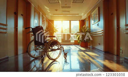 醫院和輪椅 123301038
