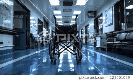 醫院和輪椅 123301039