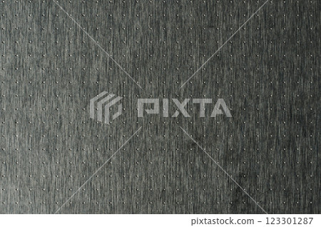 Perforated gray metal plate 123301287