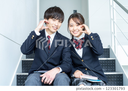 High school student's portrait High school student's portrait 123301793