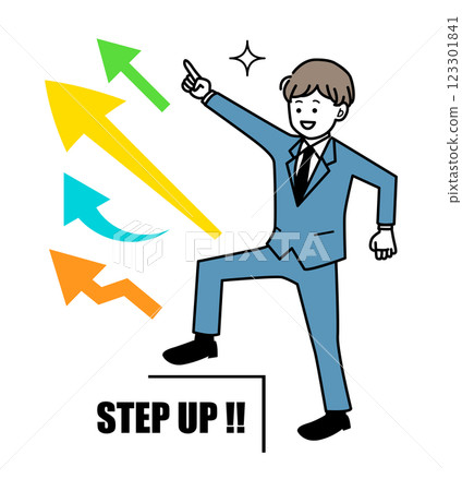 商務人士步入職場 晉升圖片素材 123301841