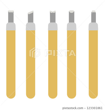 Illustration of a chisel 123301861
