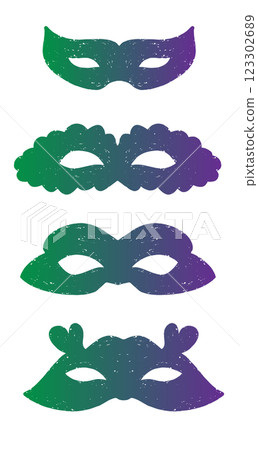 beautiful face with color lines 123302689
