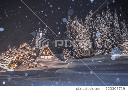 五簇山相倉合掌村冬季點燈活動 123302719