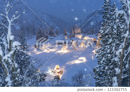 五簇山相倉合掌村冬季點燈活動 123302755