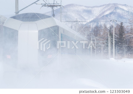 [Aizu Line] The Liberty Aizu Express kicks up smoke 123303049