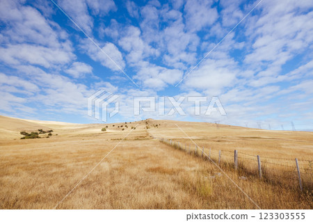 Landscape Near Ouse in Tasmania Australia Landscape Near Ouse in Tasmania Australia 123303555