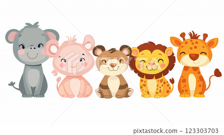 動物插圖集 動物插圖集 123303703