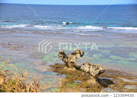 Heart Rock on Kouri Island, Okinawa Prefecture Heart Rock on Kouri Island, Okinawa Prefecture 123304430