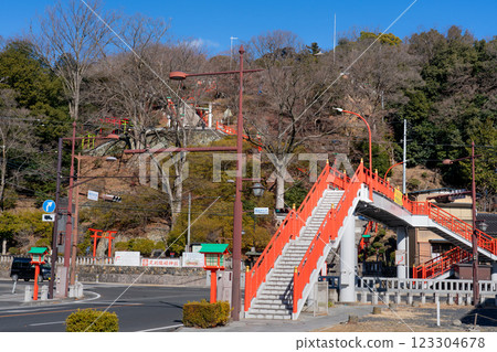 Ashikaga Orihime Shrine in winter, Ashikaga City, Tochigi Prefecture 123304678