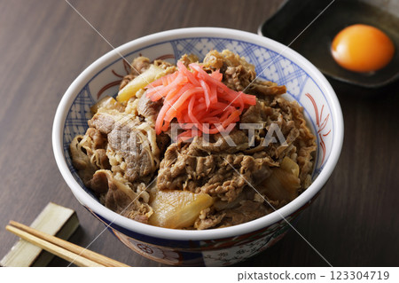 beef bowl  123304719