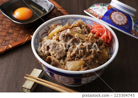 beef bowl  123304745