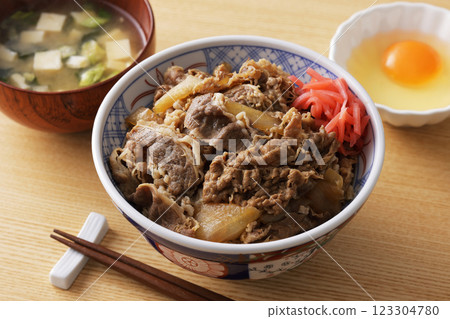 beef bowl  123304780