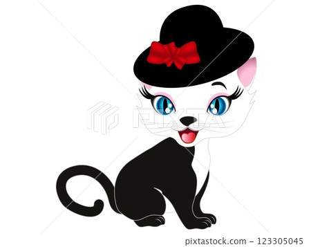 Cat in the hat. Cat in the hat. 123305045