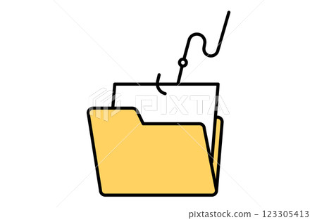 駭客和網路釣魚圖示向量插圖安全互聯網 駭客和網路釣魚圖示向量插圖安全互聯網 123305413