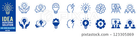 Idea light bulb Idea light bulb 123305869