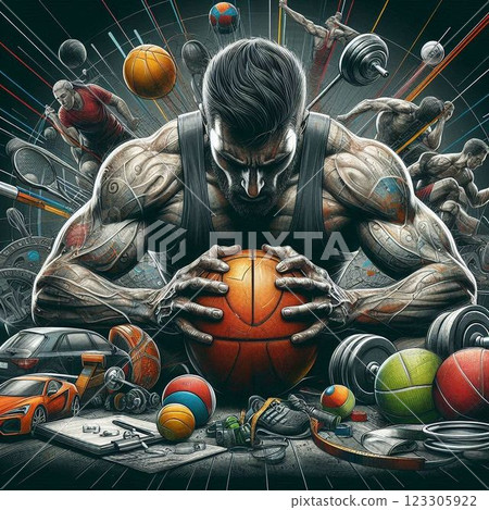 運動員(AI 生成) 運動員(AI 生成) 123305922
