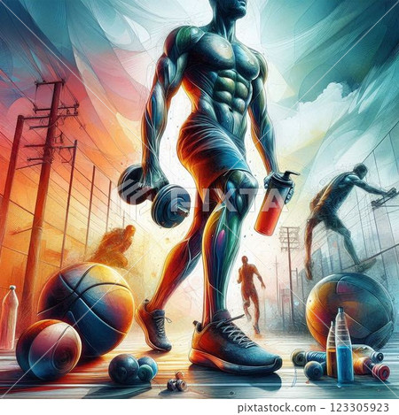 運動員(AI 生成) 運動員(AI 生成) 123305923