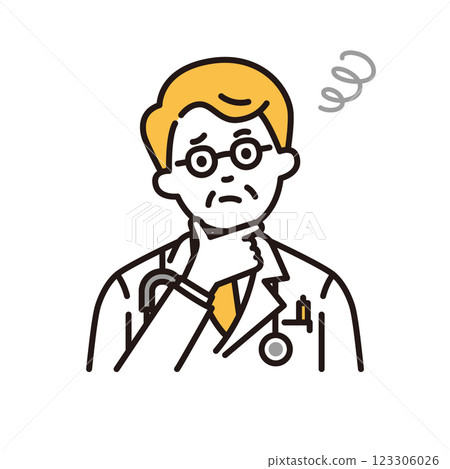 Troubled doctor 123306026