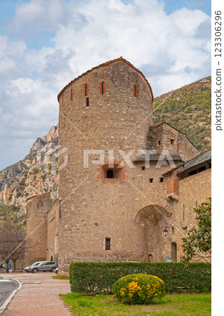 The Devil's Tower in Villefranche-de-Conflent The Devil's Tower in Villefranche-de-Conflent 123306296