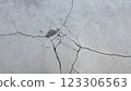 Cracked concrete 123306563