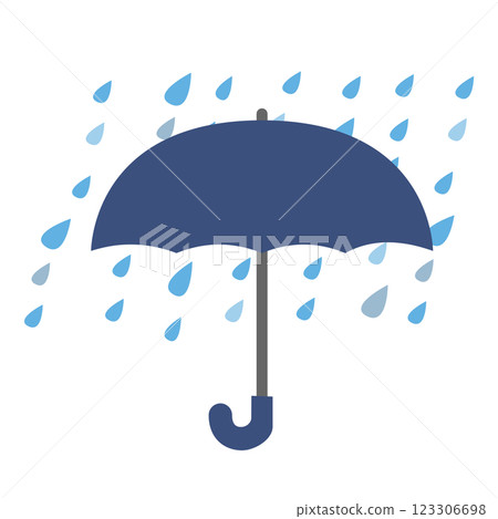 雨天濕傘的插圖 雨天濕傘的插圖 123306698