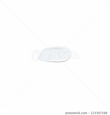 White beauty cream smear smudge isolated. Beauty skincare cream texture swipe swatch White beauty cream smear smudge isolated. Beauty skincare cream texture swipe swatch 123307386