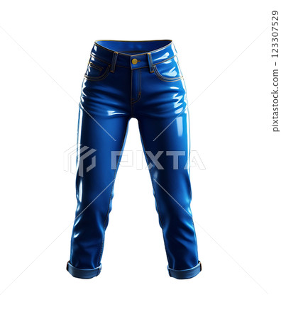 Cartoon style long jeans 123307529