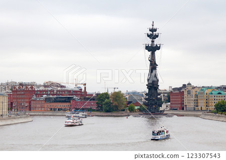 The Peter the Great statue in Moscow 123307543