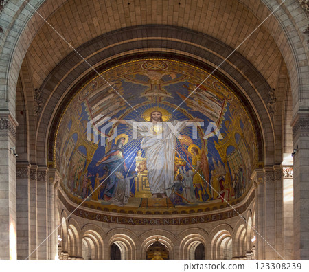 Apse of the Sacre-Coeur in Paris 123308239