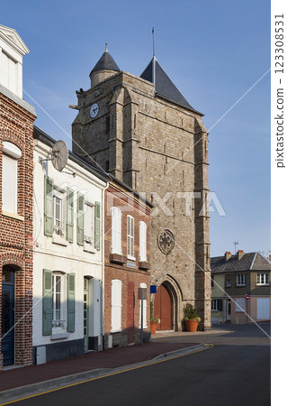 The St Peter's Church in Le Crotoy The St Peter's Church in Le Crotoy 123308531