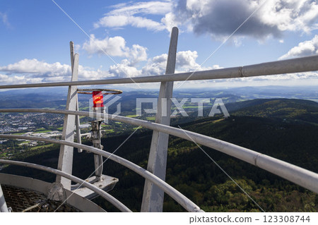 Jested telecommunication transmitter tower, Liberec, Czech Republic 123308744