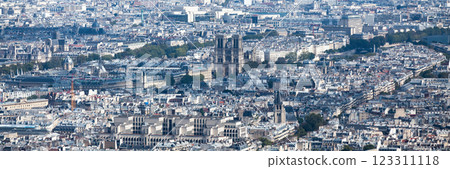 Aerial view of Notre Dame de Paris Aerial view of Notre Dame de Paris 123311118