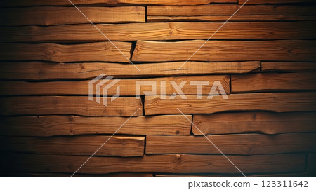 A rustic grunge wooden wall A rustic grunge wooden wall 123311642