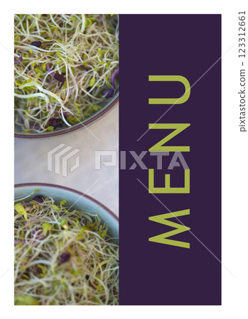 Restaurant menu layout 123312661
