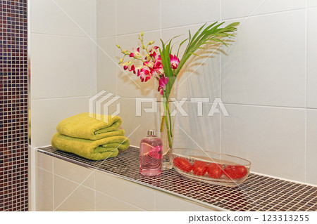 Bathroom Shelf Decor 123313255