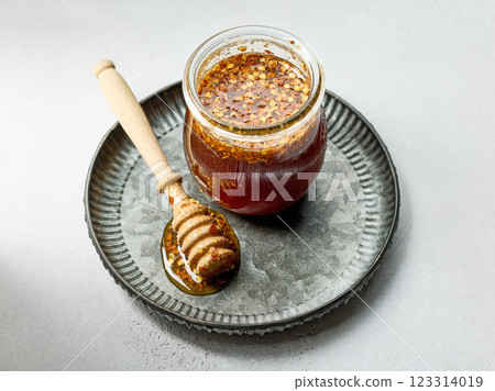 hot honey sauce hot honey sauce 123314019