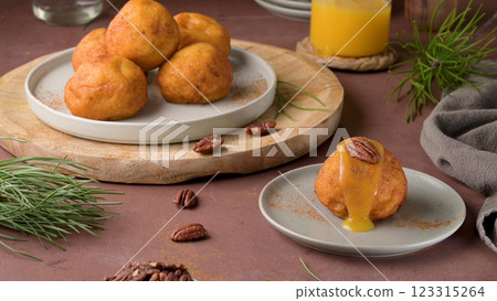 Traditional portuguese Christmas sweets Sonhos Traditional portuguese Christmas sweets Sonhos 123315264